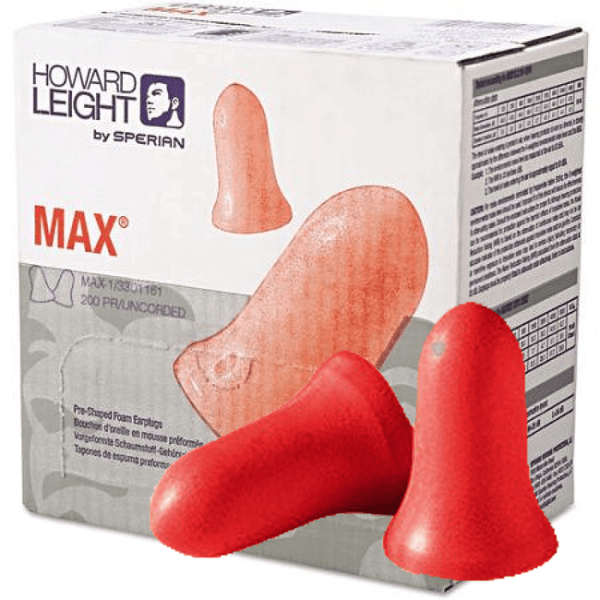 Howard Leight Max Corded Earplugs