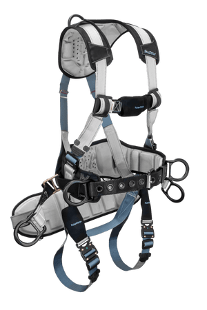 Harnesses And Belts - FallTech 8092A  FlowTech TowerClimber Full Body Harness, Padded Seat