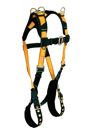 Harnesses And Belts - FallTech Journeyman Flex 7027, Steel, Full Body Harness, 3 D-Rings, Free Shipping