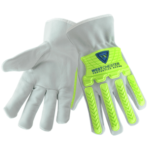 Impact Gloves - Leather Glove, Driver, Impact, 997KB, Standard/Split, Pair