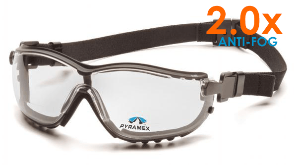 Pyramex V2G Readers Anti-Fog Safety Goggles 12 Pair