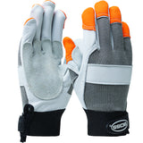 PIP 86565, Goatskin Nomex, Electrical Gloves, Orange Fingertips, (1 Pair)