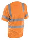 OccuNomix LUX-SSETP3B Type R Class 3 Wicking Birdseye Mesh Safety T-Shirt - Yellow/Orange