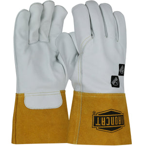 6040/ Ironcat® Premium Top Grain Cowhide Leather Mig Welder's Glove 12/PR