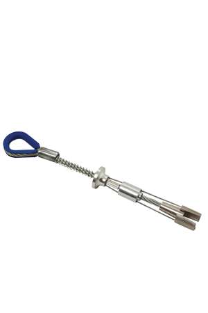 Reusable 1" multi-directional temp. anchor use in existing cured concrete structures ; Rated to 10,000 lbs.
