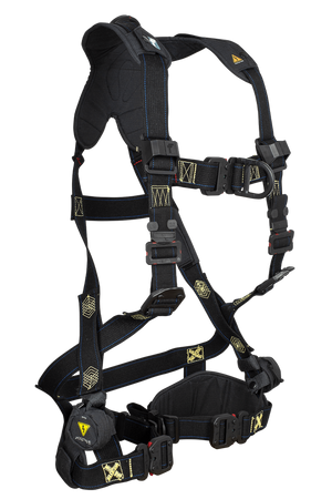8077FDQC, Falltech 2D Climbing Non-Belted Full Body Harness, Overmolded Quick Connect Adjustments