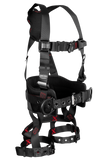 8144B, Falltech Iron™ 3D Construction Belted Full Body Harness, Tongue Buckle Leg Adjustment
