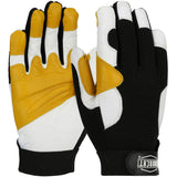 PIP Ironcat® Reinforced Heavy Duty Top Grain Goatskin Leather Palm Glove with Spandex Back