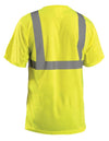 OccuNomix LUX-SSETP2B Type R Class 2 Wicking Birdseye Mesh Safety T-Shirt - Yellow/Orange