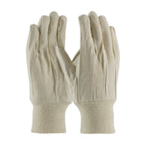 90-908, PIP, Premium Grade Cotton Canvas Single Palm Glove - Knit Wrist, 12 Dz
