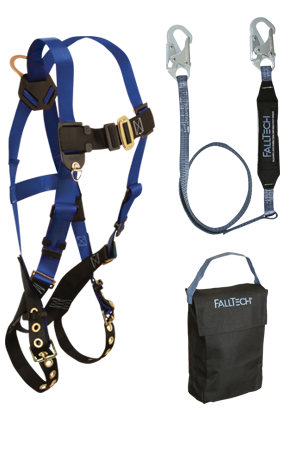 FallTech Back D-ring , Tongue Buckles and 6' ViewPack Lanyard and Gear ...