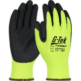 HVG700SLC PIP Hi-Vis Seamless Knit Polyester Glove with Latex Coated Crinkle Grip on Palm & Fingers