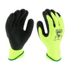 HVG700WSLC, PIP, Hi-Vis Seamless Knit Cotton/Polyester Glove with Latex Coated Crinkle Grip on Palm & Fingers 12 Pair