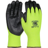 PIP Hi-Vis Seamless Knit HPPE Blended Glove with Nitrile Coated Foam Grip on Palm & Fingers (DZ/Case)