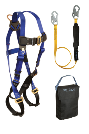Back D-ring, Mating Buckles, 6' SoftPack Lanyard and Gear Bag