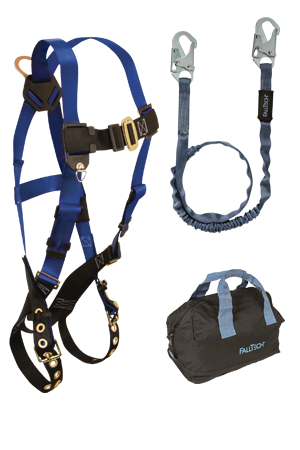 Back D-ring, Tongue Buckles, 6' Internal Lanyard and Gear Bag