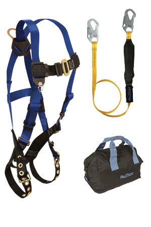 Back D-ring, Tongue Buckles, 6' SoftPack Lanyard and Gear Bag