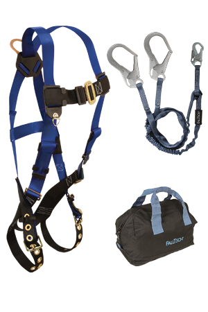 Back D-ring, Tongue Buckles,6' Internal Y-Leg, Rebar, and Gear Bag