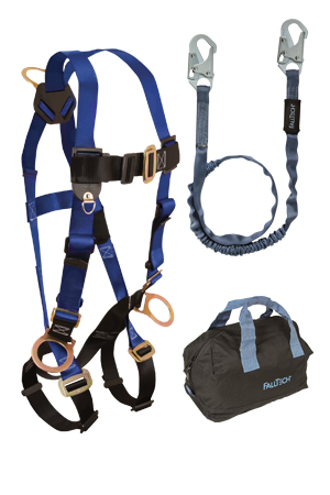 Back and Side D-rings, Mating Buckles, 6' Internal Lanyard and Gear Bag