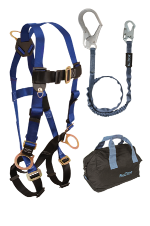Back and Side D-rings, Mating Buckles, 6' Internal, Rebar and Gear Bag