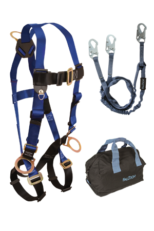 Back and Side D-rings, Mating Buckles, 6' Internal Y-Leg and Gear Bag