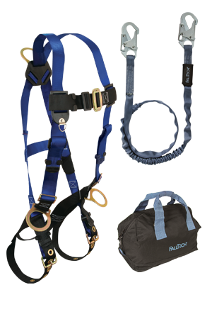 Back and Side D-rings, Tongue Buckles, 6' Internal Lanyard and Gear Bag