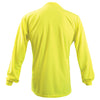 OccuNomix LUX-XLSPB Wicking Birdseye Safety Long Sleeve T-Shirt - Yellow/Orange