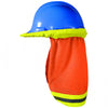 OK-1 5057009 High Visibility Mesh Hard Hat Shade - Yellow/Orange (Pack of 6)