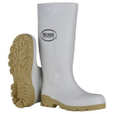 380-900 PIP 16" White PVC Plain Toe Boot