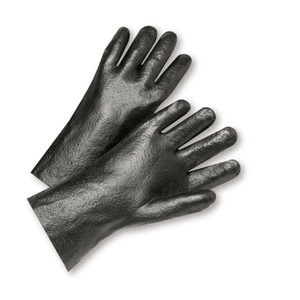 Chemical Gloves - West Chester 1017R 10" PVC Chemical Glove, Semi-Rough, 12 Pair