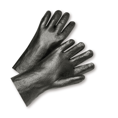 1027r, PIP , PVC Dipped Glove with Interlock Liner and Semi-Rough Finish - 12" Length, 12 Pair