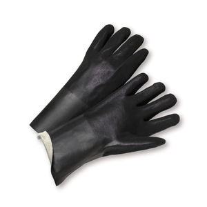 Chemical Gloves - West Chester 1087RF, 18" PVC Chemical Glove, Rough, 12 Pair