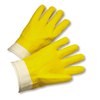 Chemical Gloves - West Chester J1017ybt, PVC Chemical Glove, Bandtop, Yellow, 12 Pair
