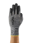 Coated Gloves - Ansell HyFlex 11-801, 12 Pair, Breathable Nitrile Coated Safety Gloves
