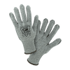 Cut Resistant Gloves - West Chester 713DG PosiGrip: Gray Light Weight HPPE Liner, ANSI A4 Cut Level 12 Pair