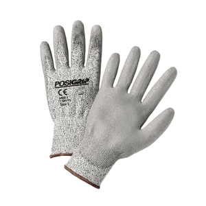 Cut Resistant Gloves - West Chester 713HUTS A2 Cut Resistant Touch Screen, Gray PU Coating 12 Pair