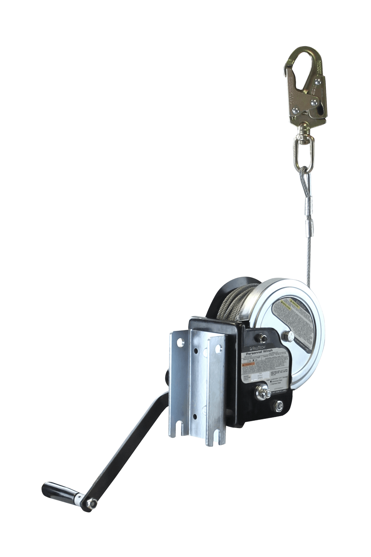 Falltech Winch FallTech 7297 60' Personnel Winch, Galvanized Cable and Storage Bag ...