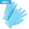 Disposable Gloves - Disposable Gloves-2900 Lightly Powdered Blue Nitrile, Industrial Grade, 4 Mil, 100/box.