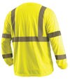 Occunomix LUX-LSETP3B Type R Class 3 Long Sleeve Safety T-Shirt - Yellow/Orange