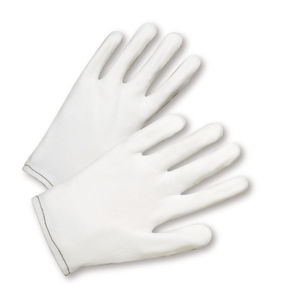 Gloves - West Chester 905 Mens Stretch Nylon Glove, 70 Denier - Black Stitching For Sizing, 12 Pair