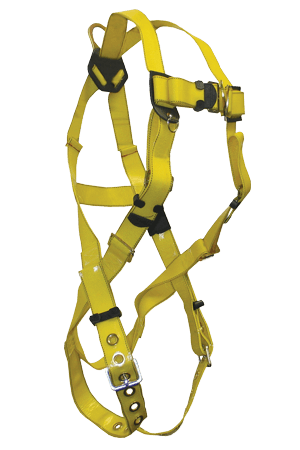Harnesses And Belts - FallTech Contractor 7016PC Full Body Harness, 1 D-Ring Free Shipping