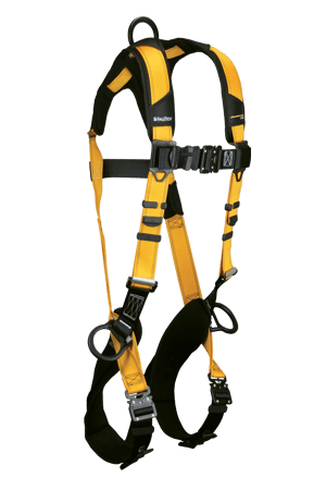 Harnesses And Belts - Falltech Journeyman Flex 7023BQC Aluminum Full Body Harness, 3 D-Rings