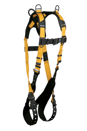 Harnesses And Belts - FallTech Journeyman Flex 7027B,  Aluminum Full Body Harness, 3 D-Rings Free Shipping