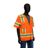 Hi-Viz - Two Tone Surveyor Safety Vest, 47307, Class 3, Zipper