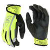 Hi-Viz - West Chester 89308 Extreme Work VizX Safety, Touchscreen Gloves, Pair
