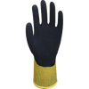 Latex Coated Gloves - Wonder Grip WG-310H Comfort- Hi-Viz Yellow Double Coated Latex Palm 12PK