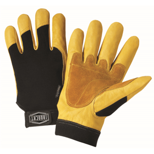 Mechanics Gloves - Leather Gloves, 86350, Iron Cat®, Heavy Duty, Grain 3PK
