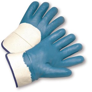 Nitrile Coated Gloves - West Chester 4550 Safety Cuff Nitrile Palm Coated Jersey Lined