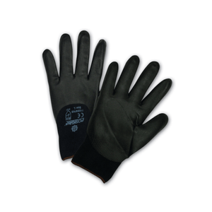 Nitrile Coated Gloves - West Chester 715SNFKB PosiGrip 3/4 Dip Nitrile Foam Gloves, 12 Pair
