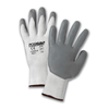 Nitrile Coated Gloves - West Chester 715SNFLW PosiGrip White Gloves With Gray Nitrile Palm, 12 Pair